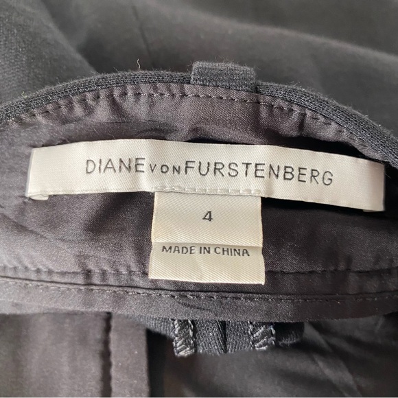Diane Von Furstenberg Black Career Pants - Picture 9 of 11